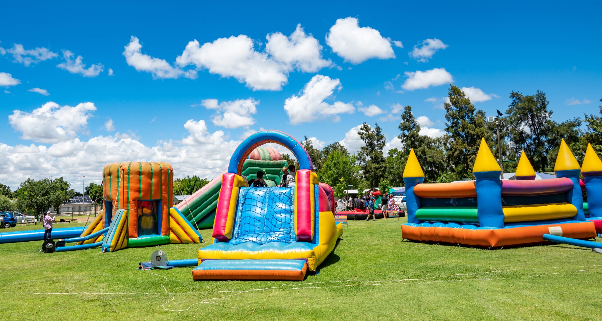 Bloemfontein,,Free,State,,South,Africa,-,Jan,2023:,Inflatable,Jumping